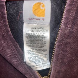Carhartt jacket, medium, purple/violet